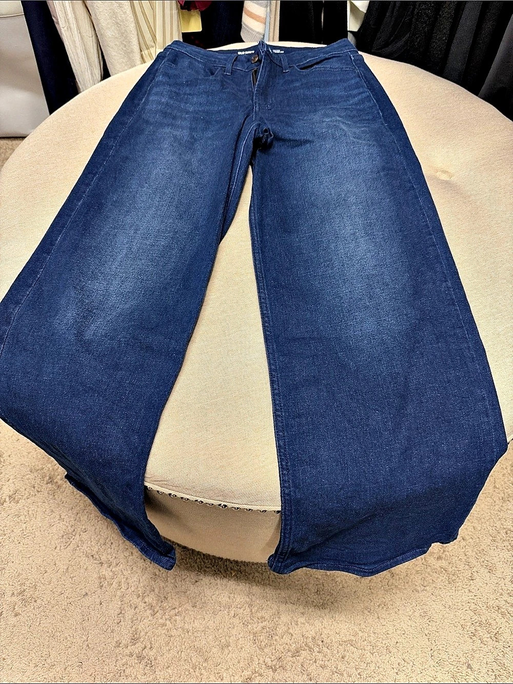 Old Navy High Rise Wow Wide-Leg Jeans Size 4 short
